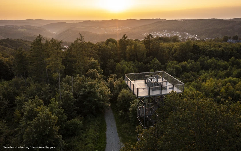 Sonnenuntergang am Quittmannsturm