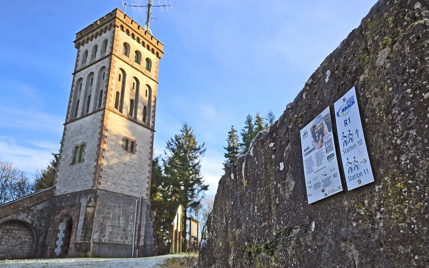 Info AR Burgruine Turm Goldspur