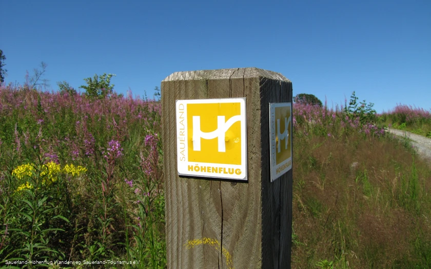 Wegezeichen nahe Hönnequelle