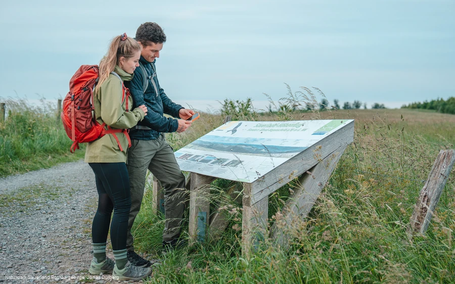 Sauerland-Hoehenflug bei Altena/Meinerzhagen